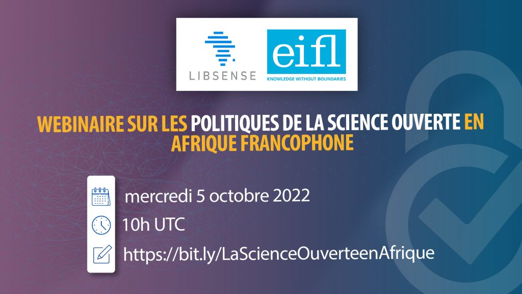 Webinar on Open Science Policies in Francophone Africa